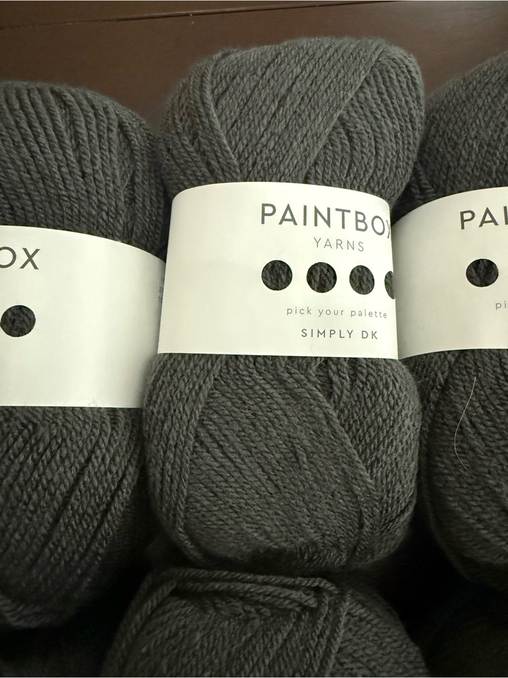 Paintbox Granite Gray Acrylic Yarn Multipack - 10 Skeins - Picture 2 of 7